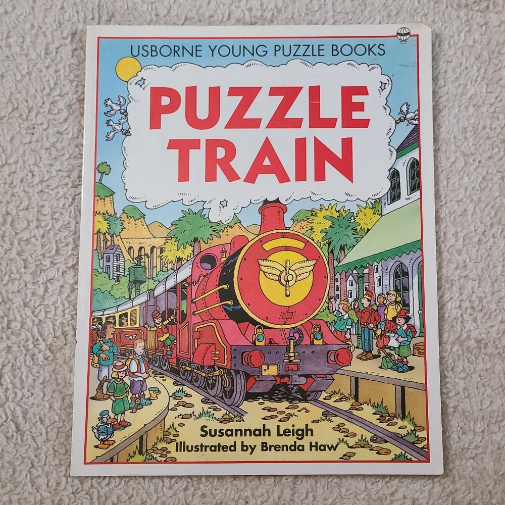 5/$20 Usborne Young Puzzle Books Puzzle Train